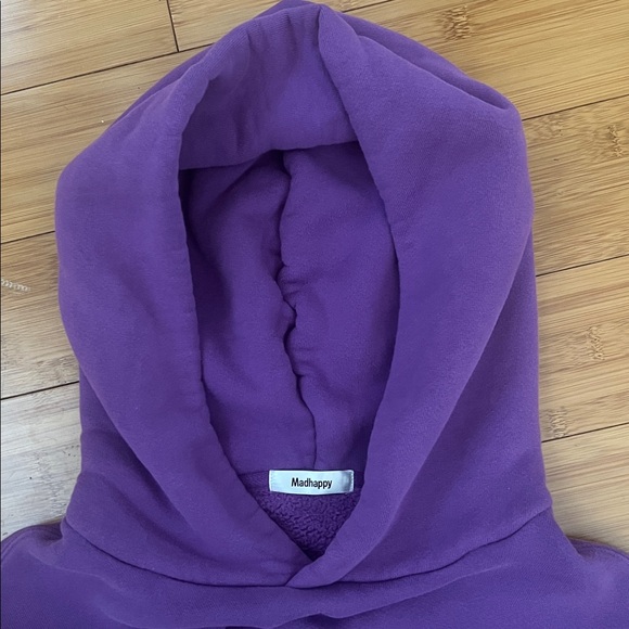 Madhappy Local Optimist Hotline Purple Hoodie - Picture 3 of 11